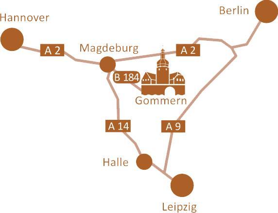 Wasserburg Zu Gommern Esterno foto